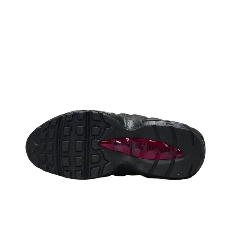 Nike Air Max 95 'Black Red' Durable Breathable Low-Top Sports Casual Shoes GS Black Red-5