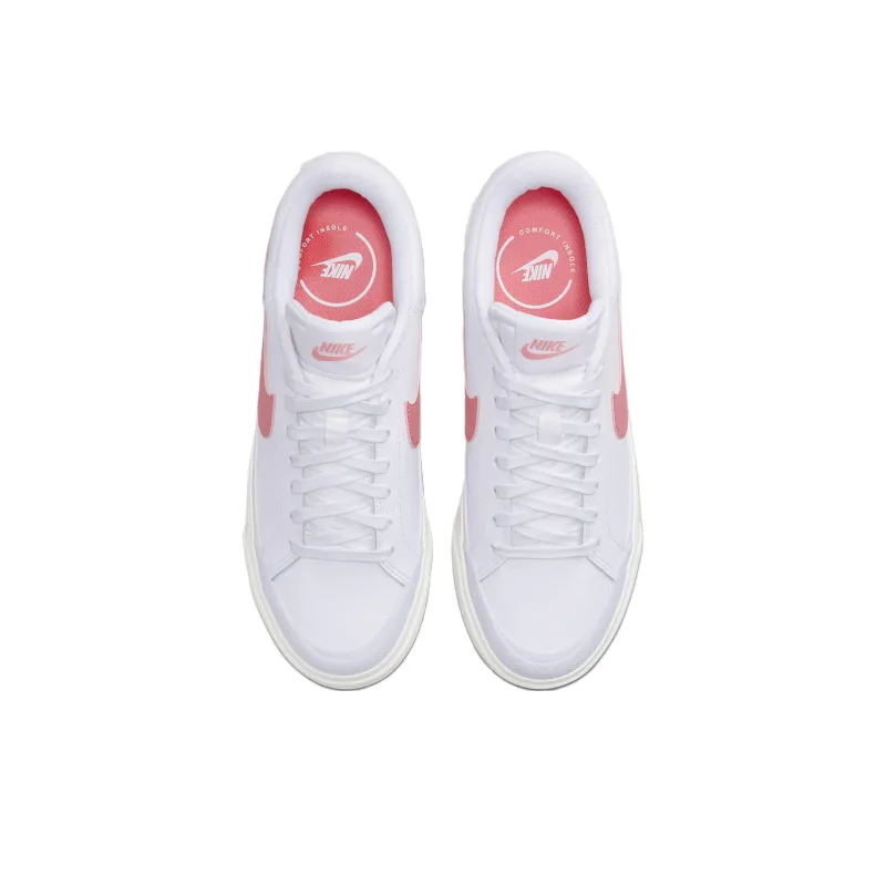 Nike Court Legacy Lift 'White Sea Coral' Women's-3