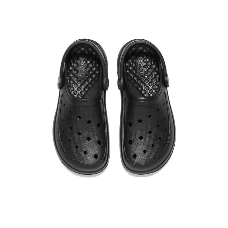 Skechers Foamies Abrasion Resistant Slip Resistant Closed Toe Slippers Women's Black-3