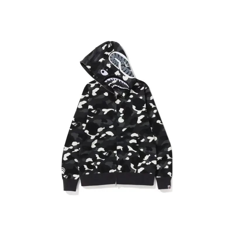 A BATHING APE City Camo Shark Full Zip Hoodie-2