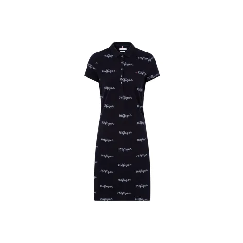 Tommy Hilfiger Short-Sleeved Dresses Women's Dark Blue 0YG