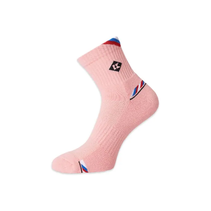 KUMPOO Sports Socks White Black Powder Cotton Badminton Men's Wear Resistant Slip Resistant-7