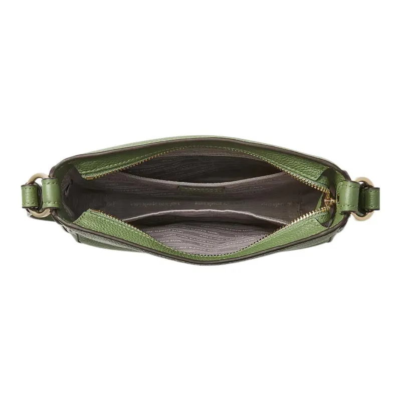 Kate Spade Hudson Litchi Grain Leather Messenger Bag Shoulder Bag Crossbody Bag Small Size Women's Olive Green-3