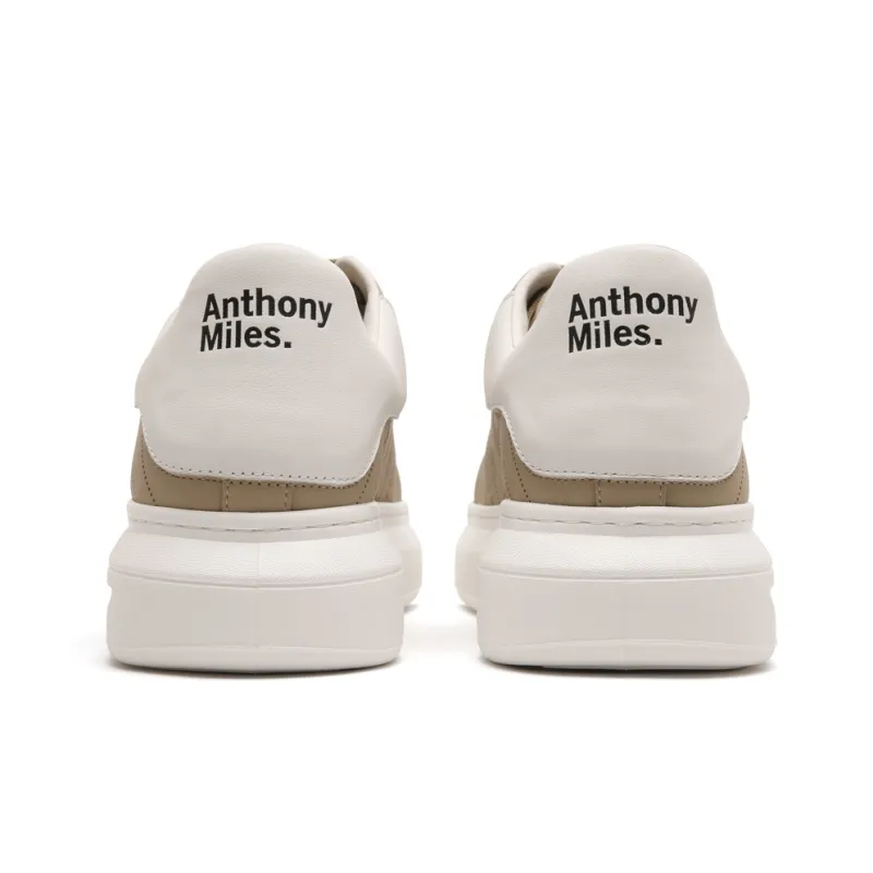 Anthony Miles Stylish Skateboarding Shoes Men's Apricot-3