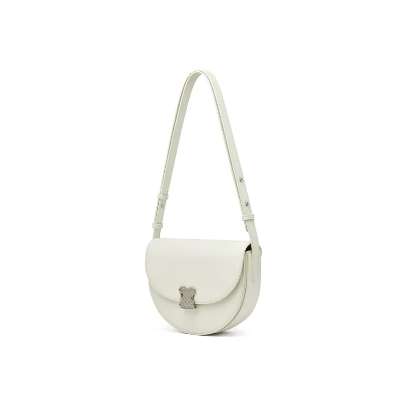 FIEDLE&SISSI Top Grain Cow Leather Portable Crossbody Bag, Shoulder Bag Regular Women's Piano Black-7