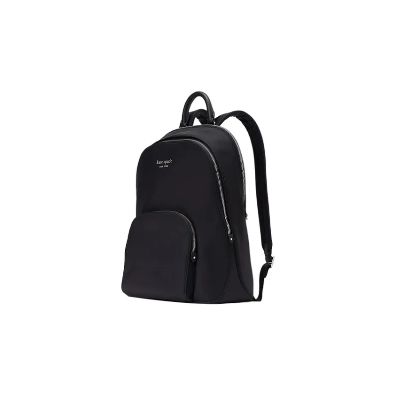 Kate Spade Recycled Nylon Backpack Large Size Women's Black-1