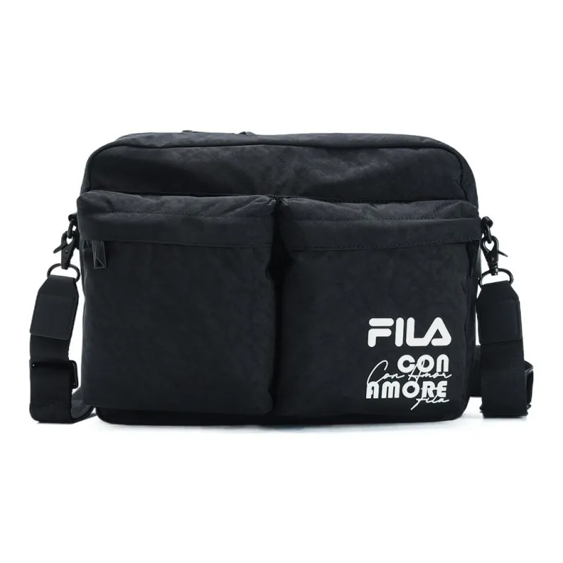 FILA Fabric Crossbody Bag Shoulder Bag Regular Men's Pitch Black-0