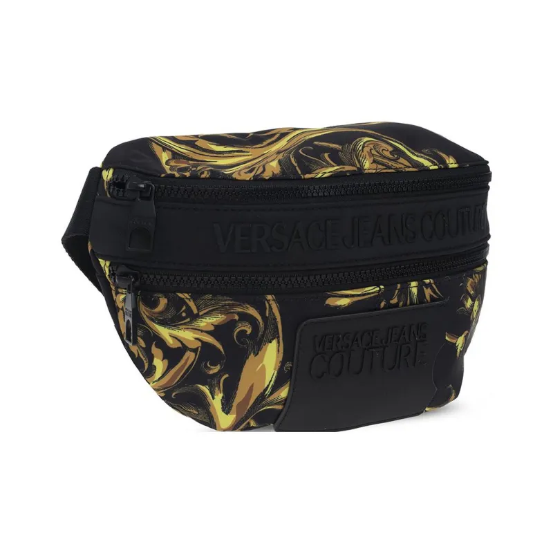 VERSACE JEANS COUTURE Fabric Fanny Pack Men's Black-2