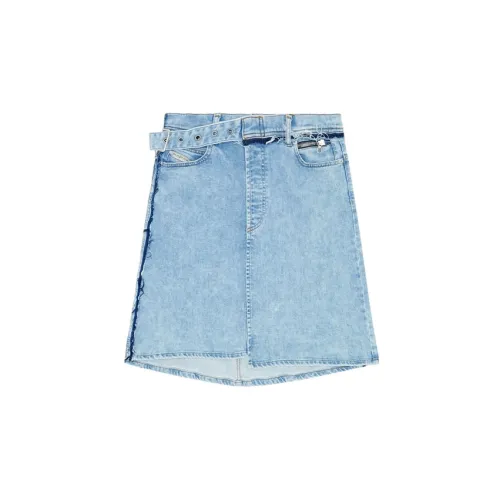 DIESEL Denim Short Skirts Women's Blue