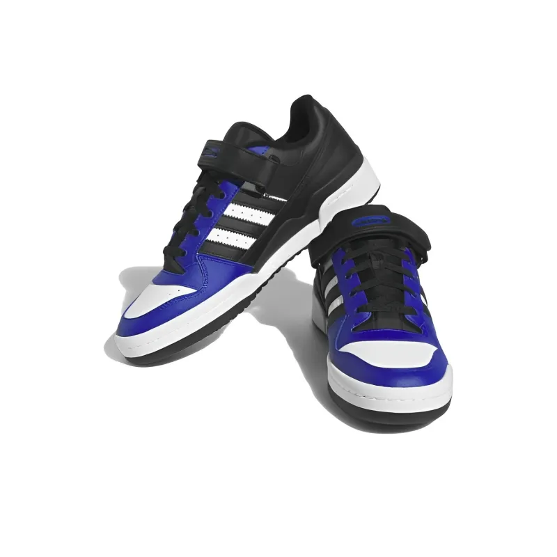 Adidas Forum Low White Pulse Blue Black-2
