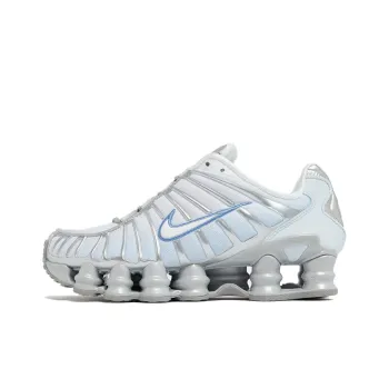 Nike Shox TL Series 'Grey Light Blue' Durable Breathable Low Top Running Shoes Men's White Blue