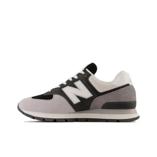 New Balance 574 Rugged Black Dark Grey Light Grey