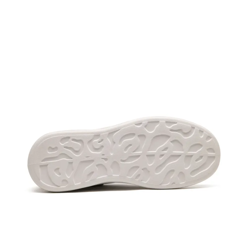 Anthony Miles Stylish Skateboarding Shoes Men's White-4