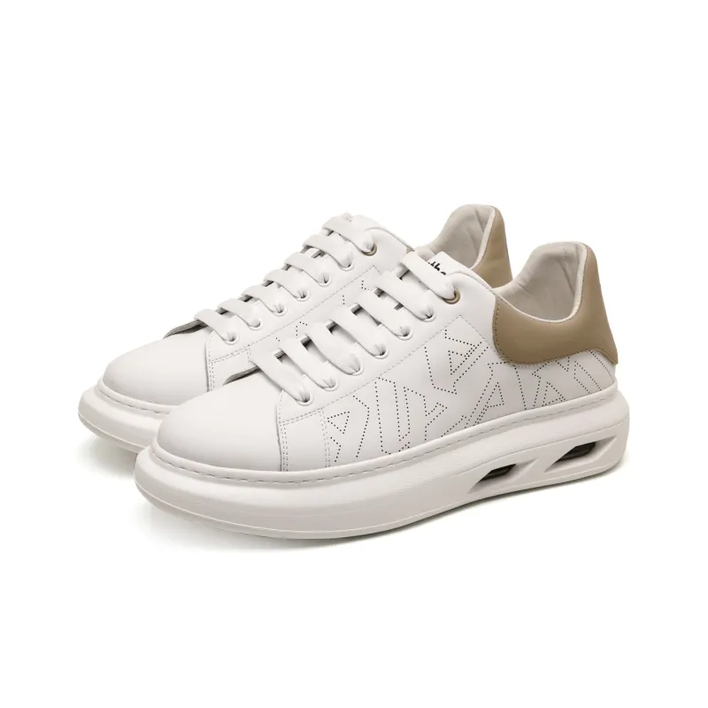 Anthony Miles Stylish Skateboarding Shoes Men's White-1