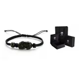 Gold Sheen Obsidian Rope Bracelet, Standard Packaging