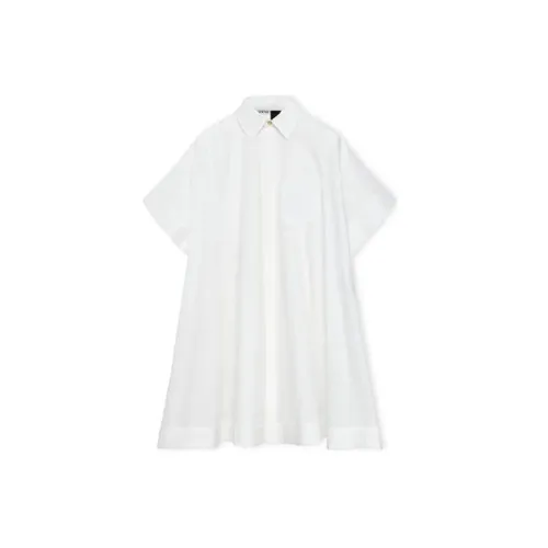 LOEWE Short-Sleeved Dresses Women's White