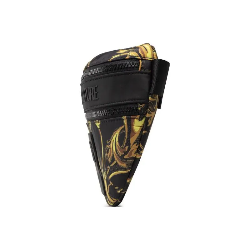 VERSACE JEANS COUTURE Fabric Fanny Pack Men's Black-3