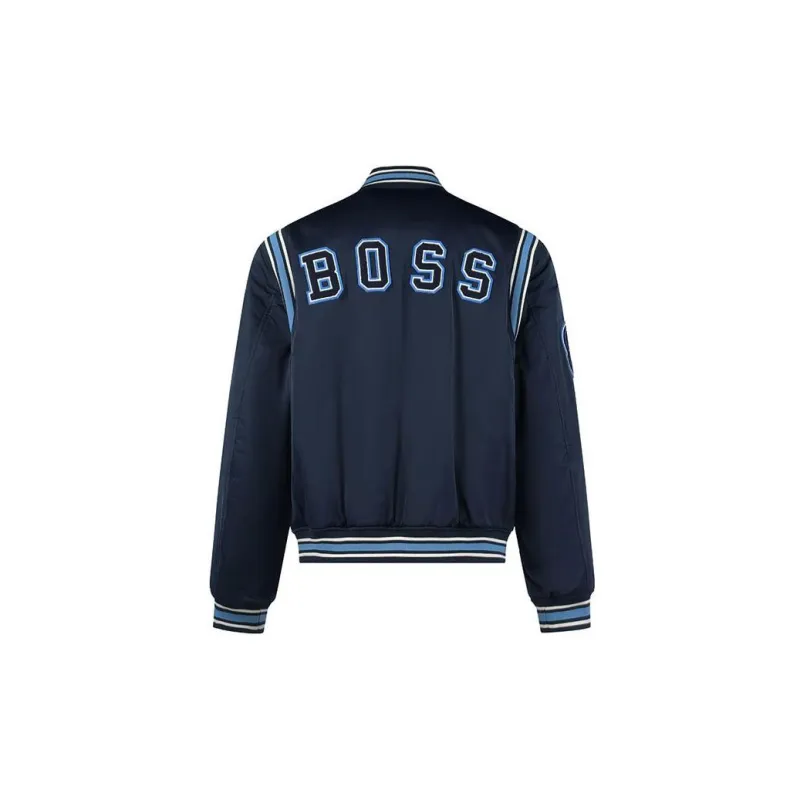 HUGO BOSS Baseball Jerseys Men Dark Blue-1