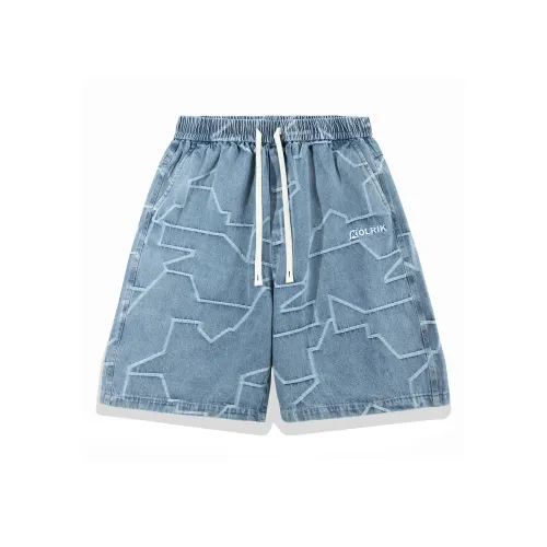 OLRIK Denim Shorts Unisex Light Blue