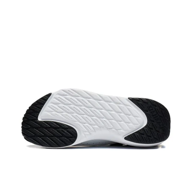 LiNing Soft Go Anti Slip Wear Resistant Low Top Casual Shoes Women's White Black-4
