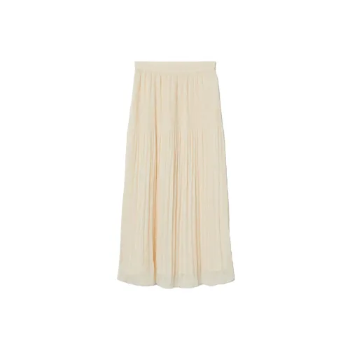 UMA WANG Casual Long Skirts Women's Cream