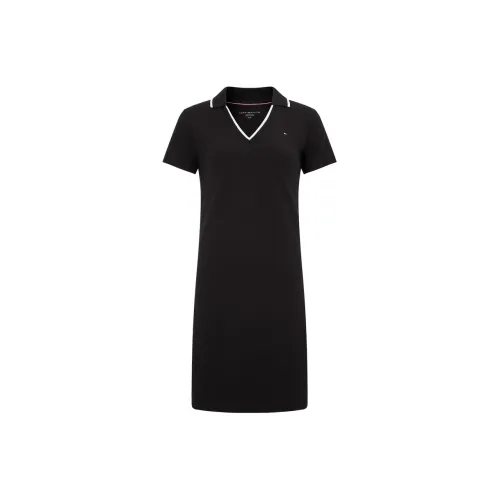 Tommy Hilfiger Short-Sleeved Dresses Women's Black 001