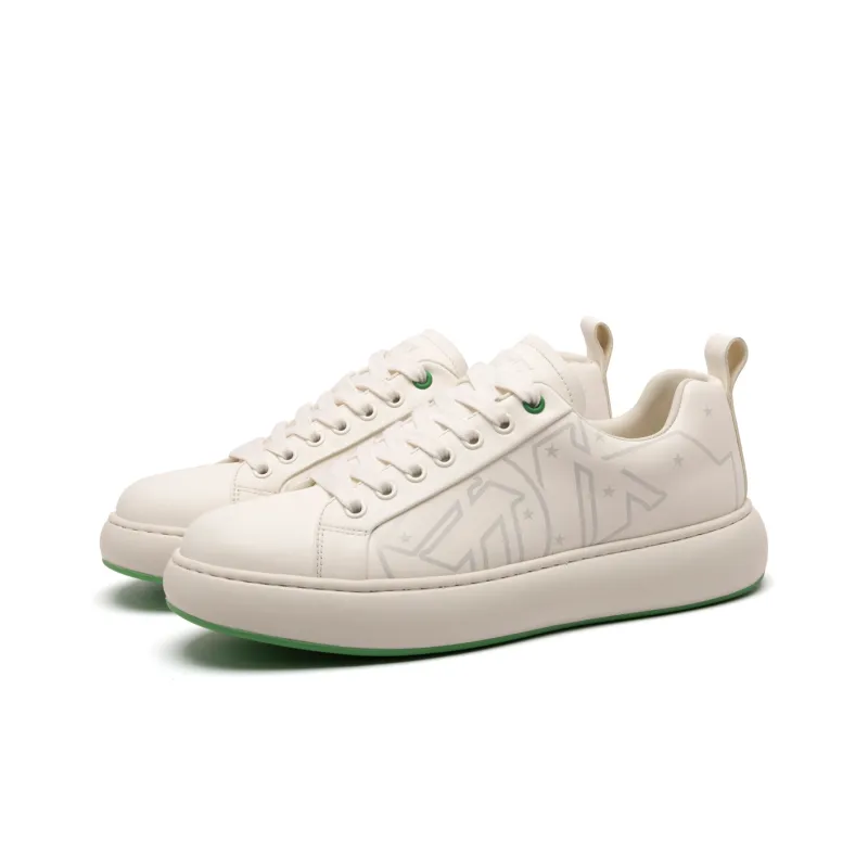 Anthony Miles Stylish Skateboarding Shoes Men's Ecru-1