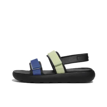 FILA Drifter Tube Sandals Sports Sandals Unisex Black Blue Korean Style