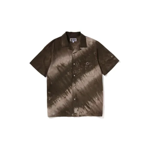 BAPE Ape Head One Point Tie Dye Shirt 