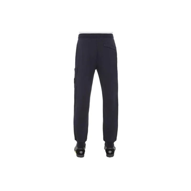 STONE ISLAND Logo Patch Tapered Leg Sweatpants-1
