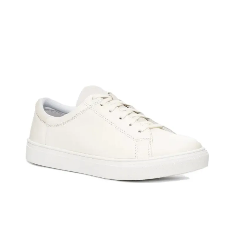 UGG Baysider Low Weather Shoe 'White Leather'-1
