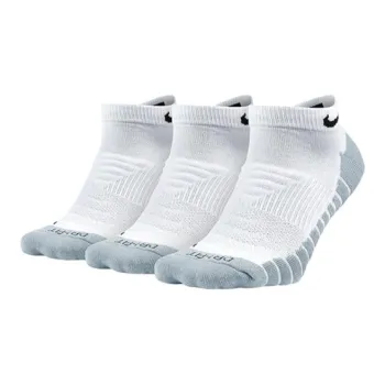 Nike Ankle Socks Unisex 3 Pack White Gray