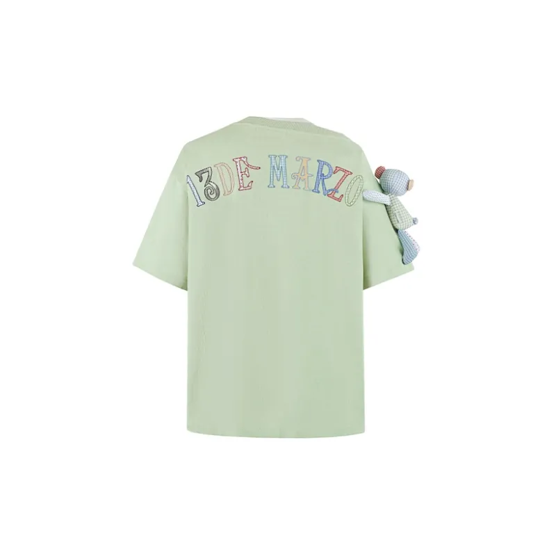 13 DEMARZO Drop Shoulder Sleeve T Shirt Unisex-1