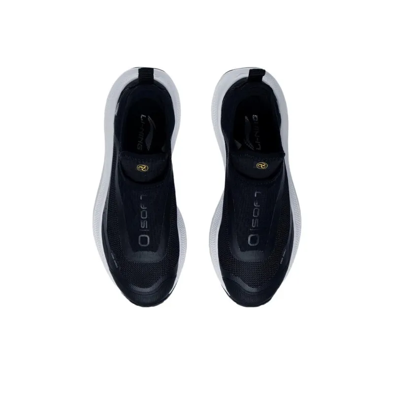 LiNing SOFT GO Go Reflective Anti Slip And Wear Resistant Breathable Low Top Casual Shoes Women's Black-3
