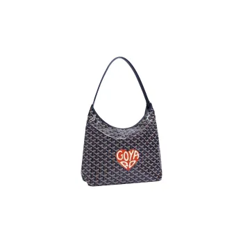 GOYARD Bohème Hobo Canvas With Leather Dog's Teeth Combo Bag, Shoulder Bag Women's