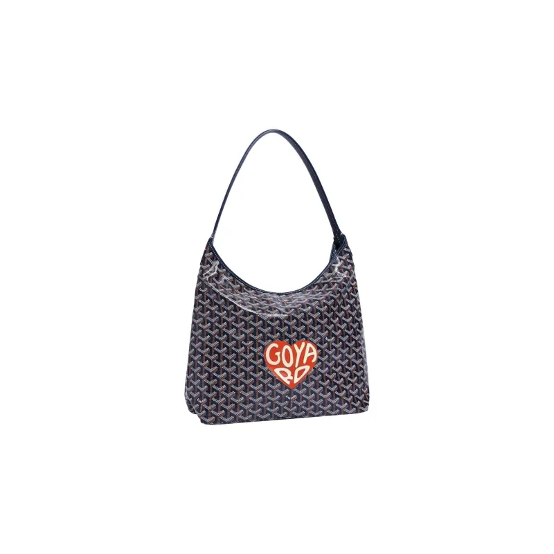 GOYARD Bohème Hobo Canvas With Leather Dog's Teeth Combo Bag, Shoulder Bag Women's-0