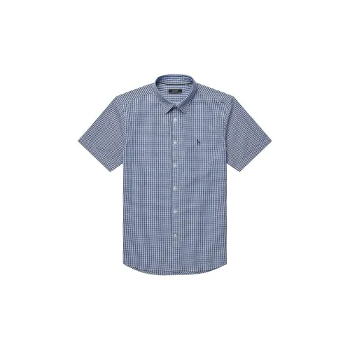 HAZZYS Shirts Men Navy Blue