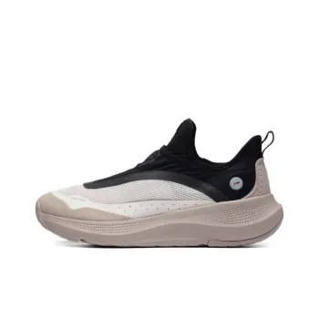 LiNing Soft Go Anti Slip And Wear Resistant Breathable Low Top Sports Casual Shoes Men's Gray Black
