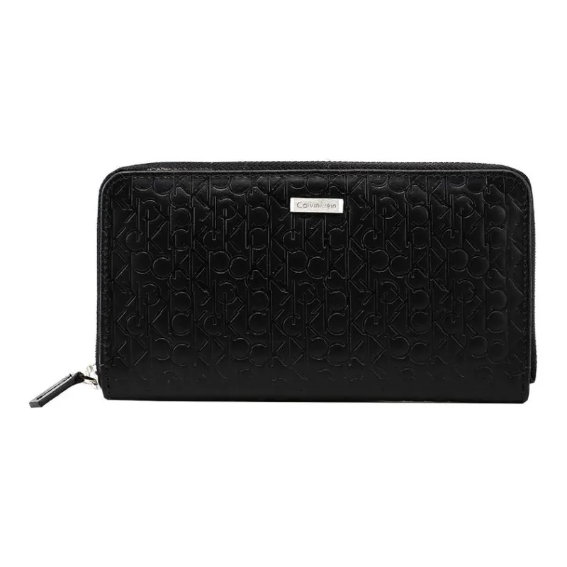 CK/Calvin Klein PU Clutches Wallets Regular Men's Black-0