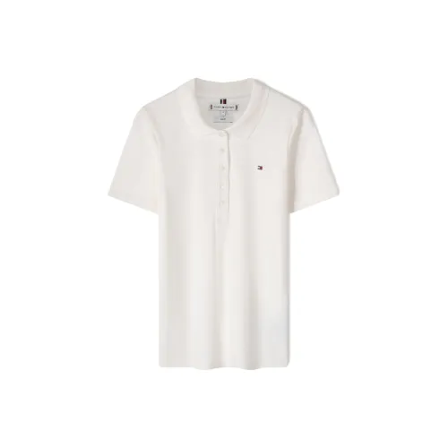 Tommy Hilfiger Polo Shirts Women's Off-White YBL