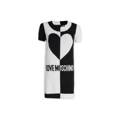 LOVE MOSCHINO Short-Sleeved Dresses Women's Black