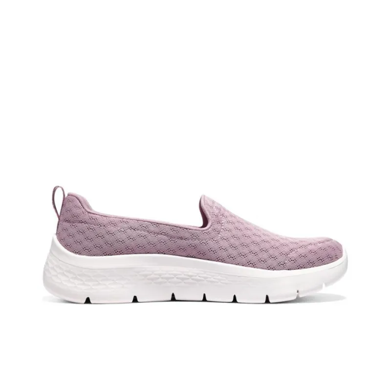 Skechers Go Walk Fle Anti Slip Wear Resistant Low Top Casual Shoes Women's Pink-1