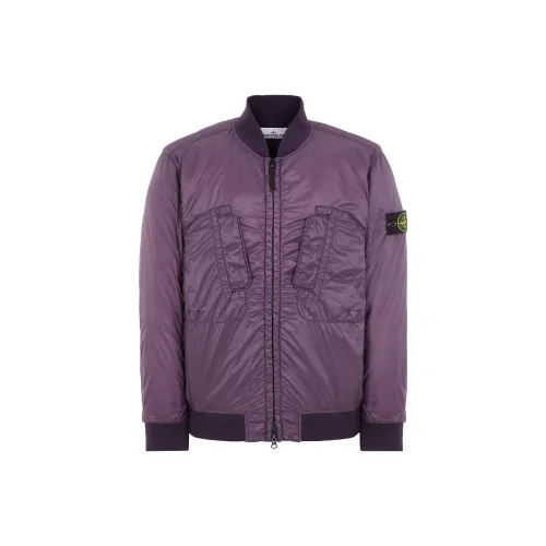 STONE ISLAND Jackets Men Purple