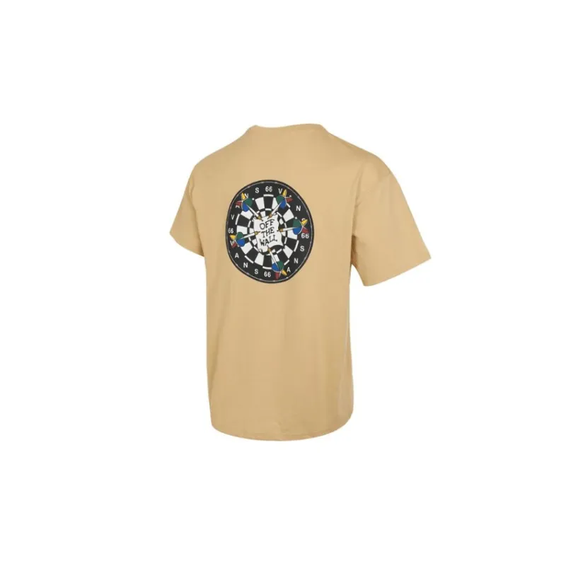 Vans Drop Shoulder Sleeve T Shirt Men's Khaki-1
