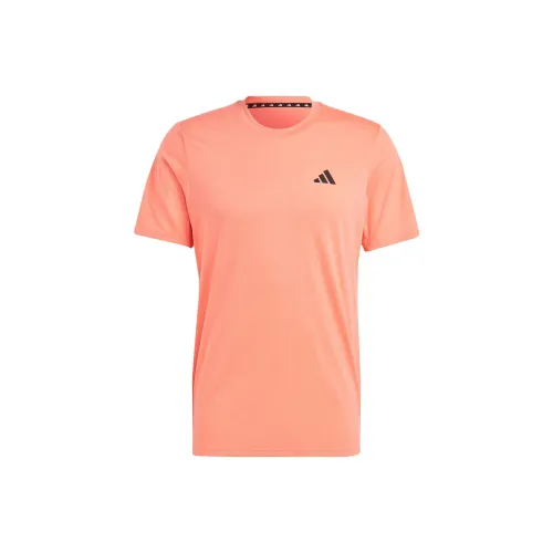 Adidas Essential T-Shirts Men Orange Red