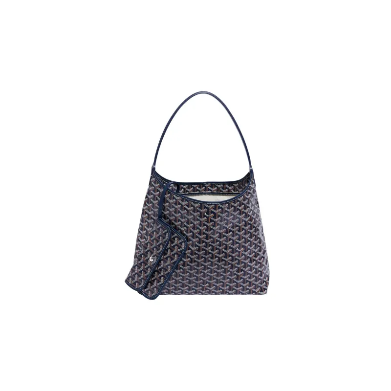 GOYARD Bohème Hobo Canvas With Leather Dog's Teeth Combo Bag, Shoulder Bag Women's-2