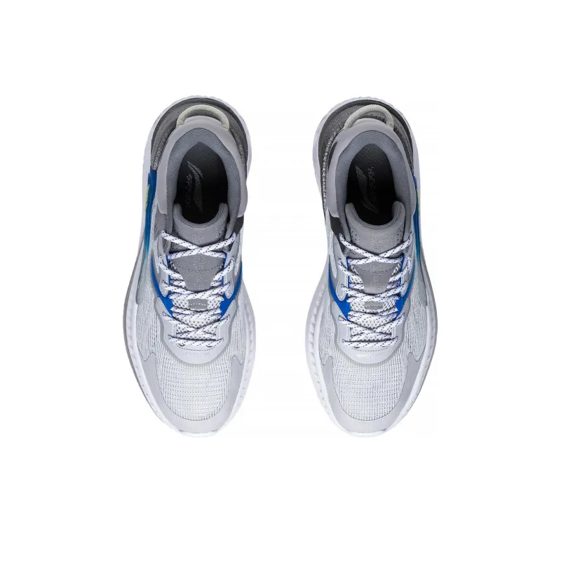 LiNing Spark Lite Anti Slip Wear Resistant Low Top Sports Casual Shoes Men's Gray Blue-3