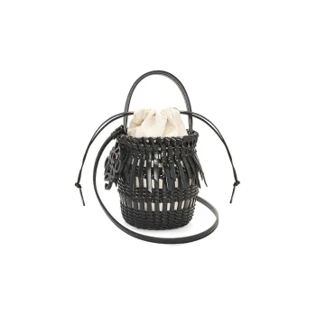LOEWE Cow Leather Shoulder Bag, Crossbody Bag, Handbag Trumpets Women's Black