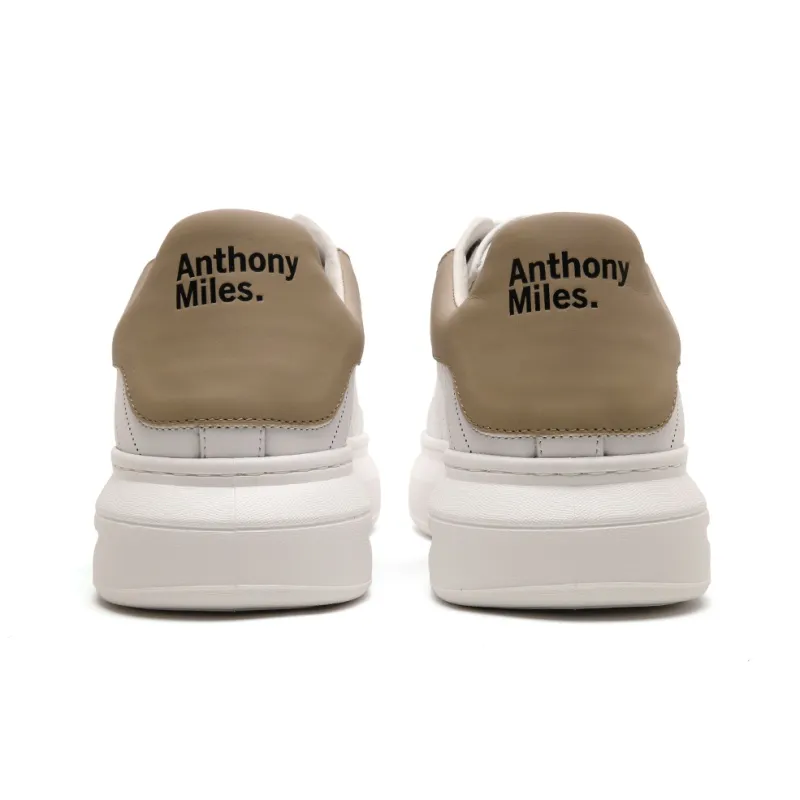 Anthony Miles Stylish Skateboarding Shoes Men's White-3