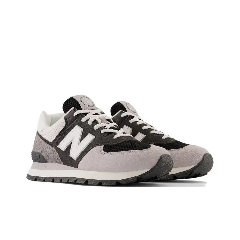 New Balance 574 Rugged Black Dark Grey Light Grey-2
